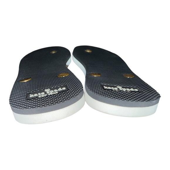 Kate Spade Polka Dot. Flip Flops 9 Sandals - Picture 5 of 6